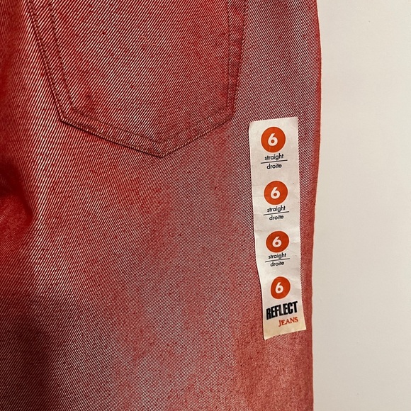 FINAL PRICE NWT Vintage Reflect Jeans   Straight Wide Leg High Waisted - Picture 4 of 5